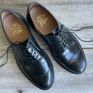 J Crew Black Ludlow Derby Leather Dress Shoe